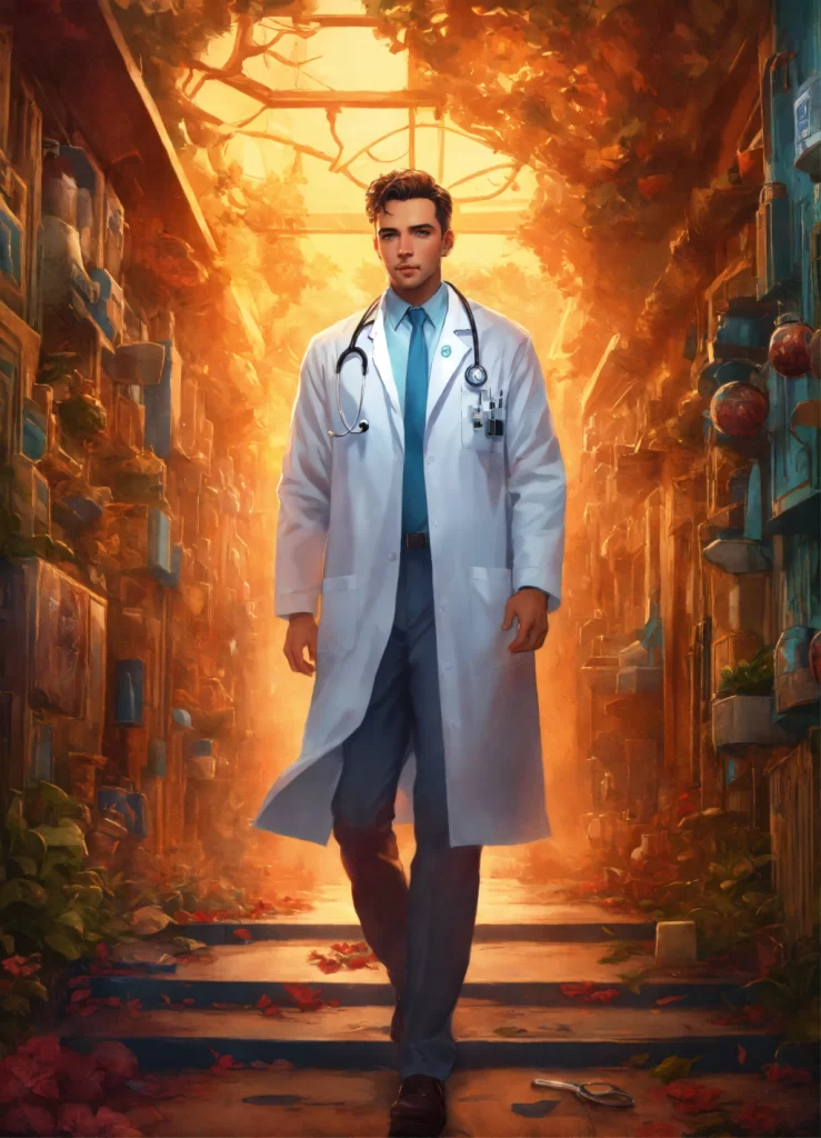 doctor works with IA