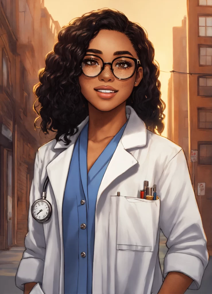 doctor works with IA